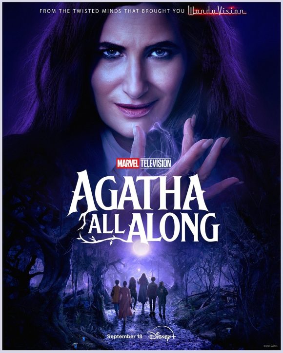 Agatha House of Harkness, Agatha All Along, date de sortie, teaser, trailer, bande-annonce, 18 septembre 2024, Disney+, D23, WandaVision, Spin off, série dérivée, série, 