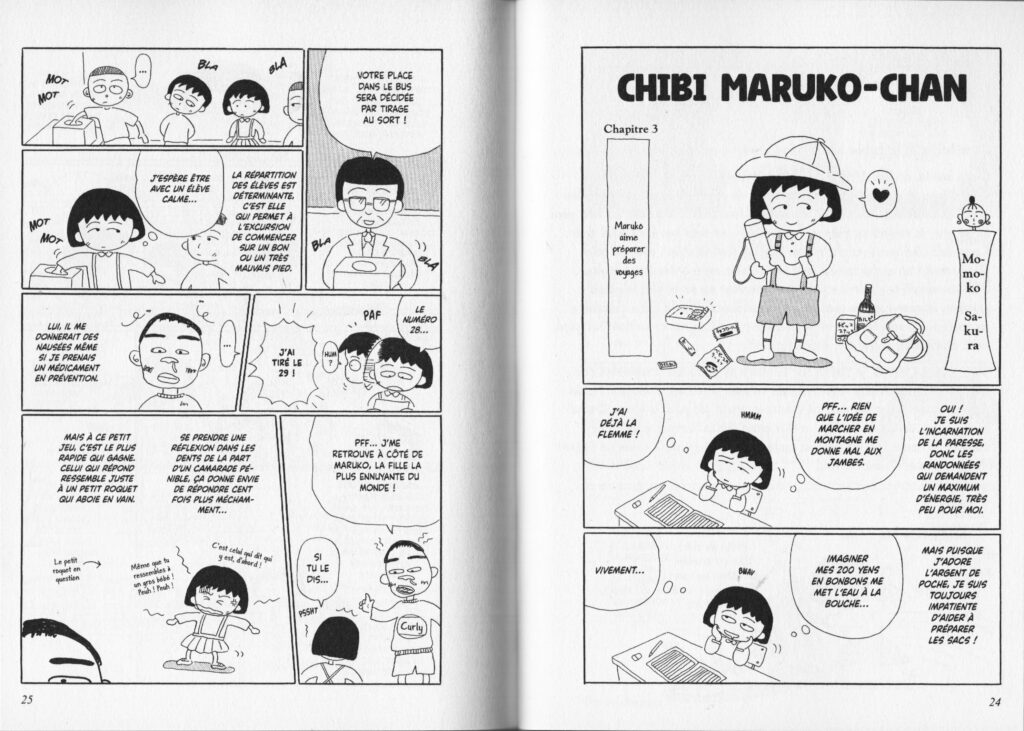 Les trésors du nain, tome 1, chibi maruko chan, avis, review, critique, manga, shojo, mangetsu, slice of life, comédie, classique, koten, incontournable, oeuvre culte, 