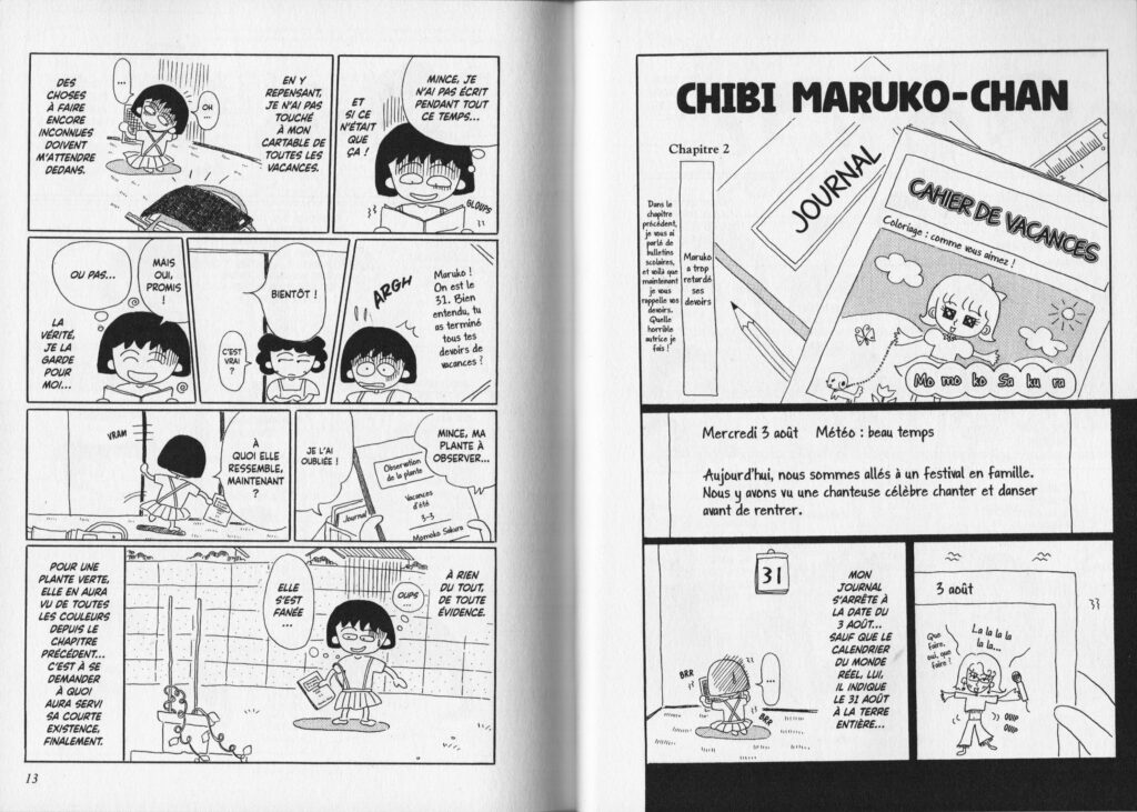 Les trésors du nain, tome 1, chibi maruko chan, avis, review, critique, manga, shojo, mangetsu, slice of life, comédie, classique, koten, incontournable, oeuvre culte, 