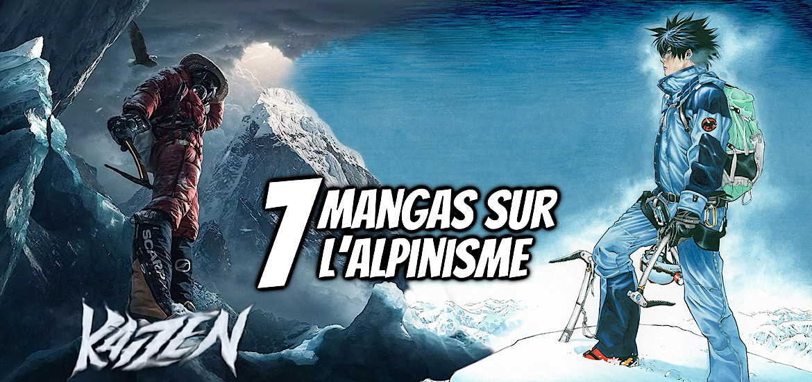 Manga, recommandation, alpinisme, escalade, inox, inoxtag, inès bennazzouz, vertical, ascension, K l’ivresse des sommets, le sauveteur, l’appel des montagnes, the alpine climber, le sommet des dieux, sélection, top, présentation, Anime, film, film d’animation,