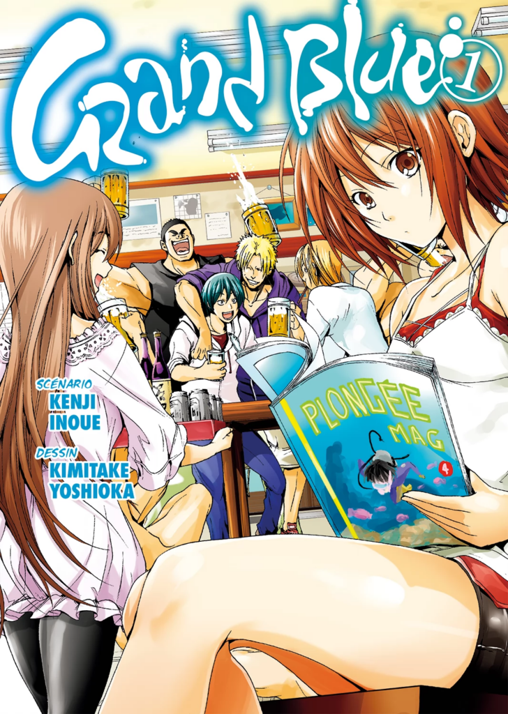 Grand Blue, Saison 2, visuel, bande annonce, trailer, teaser, date de sortie, Meian, Kodansha, Good Afternoon, Inoue Kenji, Yoshioka Kimitake, Zero-G, anime, manga, leaks, été 2018