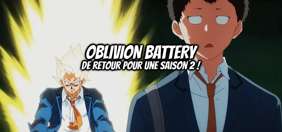 Oblivion battery saison 2, oblivion battery, teaser, trailer, bande-annonce, date de sortie, saison 2, suite, anime, baseball, dragon ball, références, mappa,