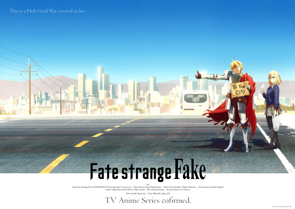 Fate strange fake, anime, annonce, série d’animation, anime special, whispers of dawn, suite, date de sortie, Anime hiver 2025, décembre 2024, A-1 Pictures, Fate, Fate series, teaser, trailer, bande-annonce, 