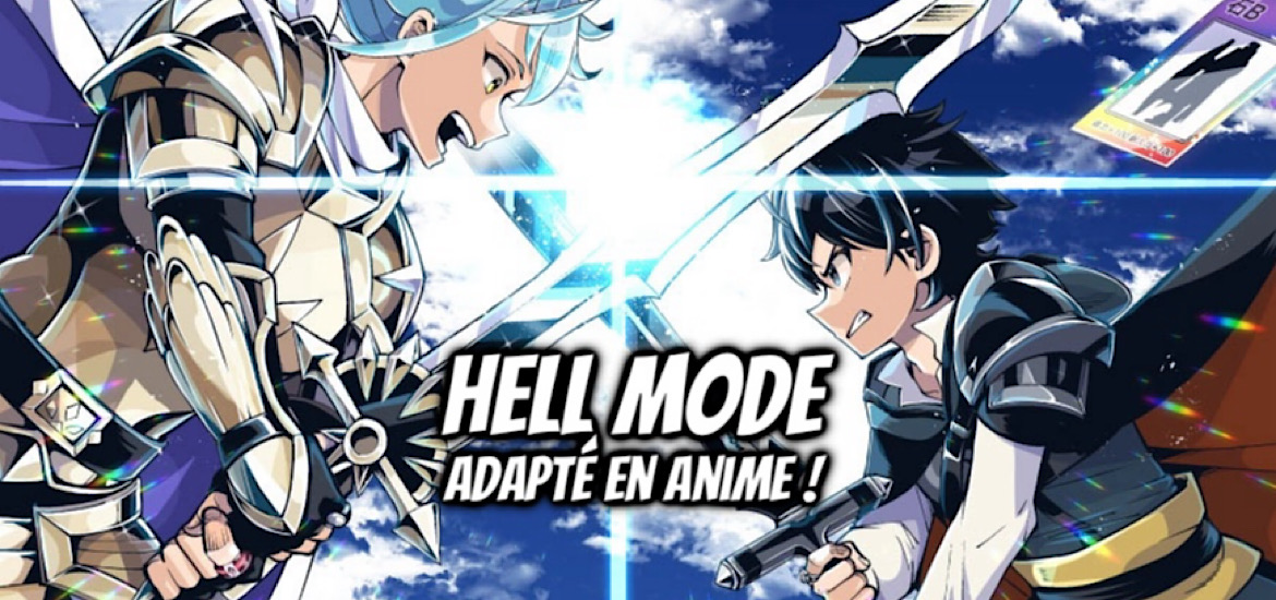 Hell mode, anime, annonce, date de sortie, teaser, trailer, bande-annonce, web novel, light novel, manga, meian, meian éditions, shosetsuka ni naro, isekai,