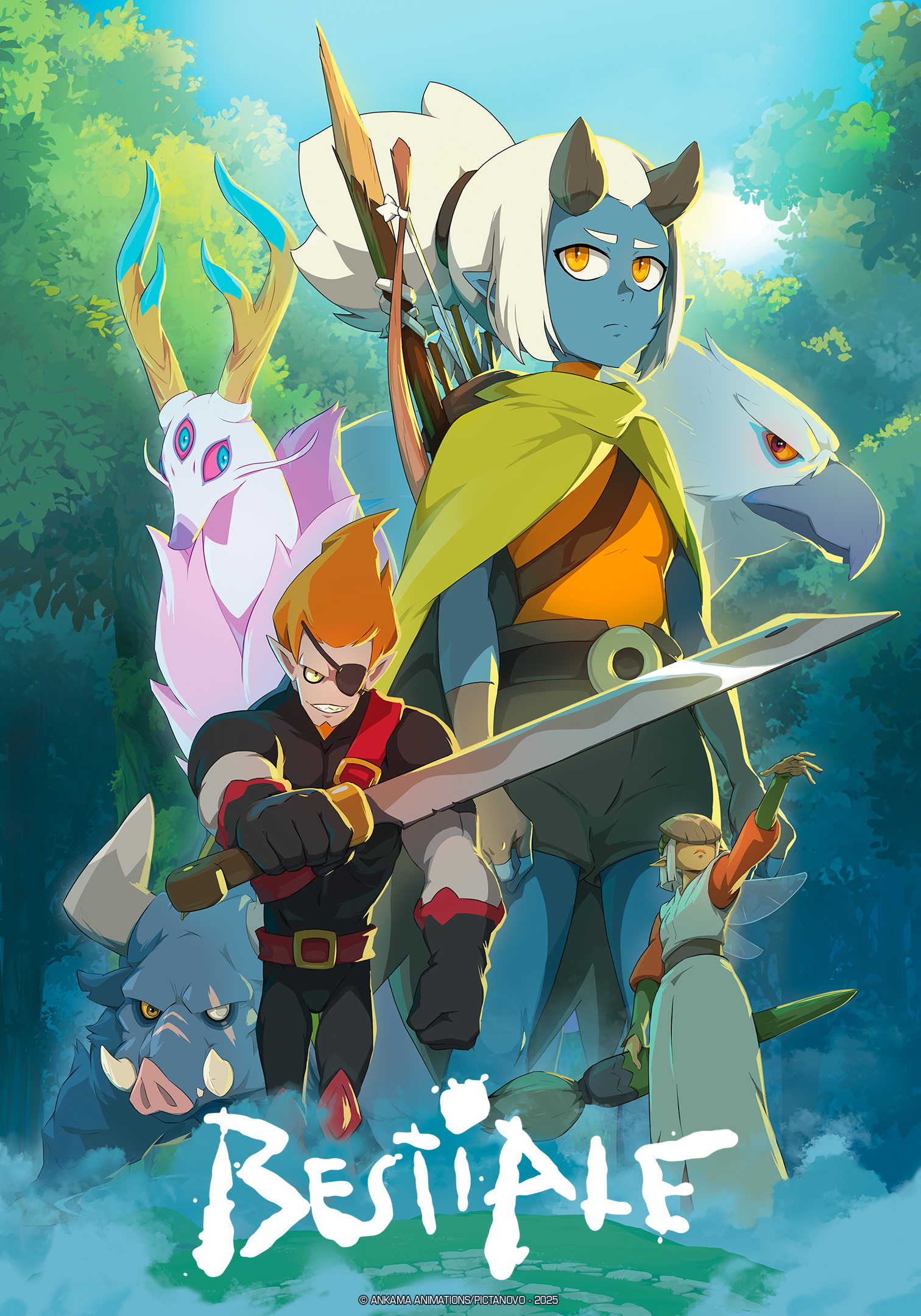 BESTIALE, Wakfu, Waven, anime, dessin animé, Ankama, ADN, Lance Dur, date de sortie, review, animation, doublage