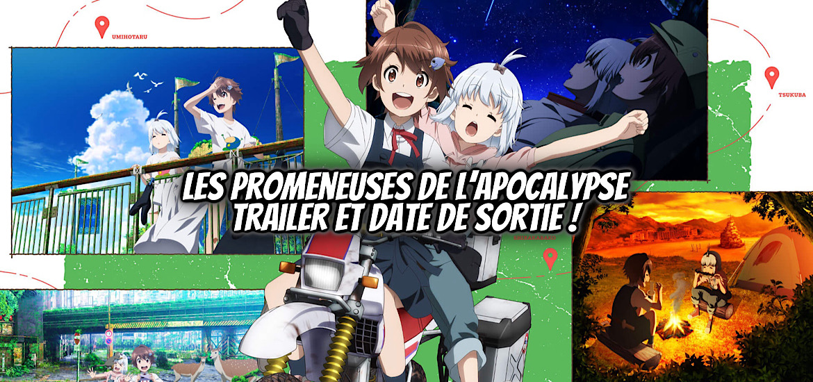 Les promeneuses de l’apocalypse, shumatsu touring, touring after the apocalypse, teaser, trailer, bande-annonce, adaptation, anime, date de sortie, 2025, doki-doki, sakae saito, seinen, Anime automne 2025, octobre 2025,