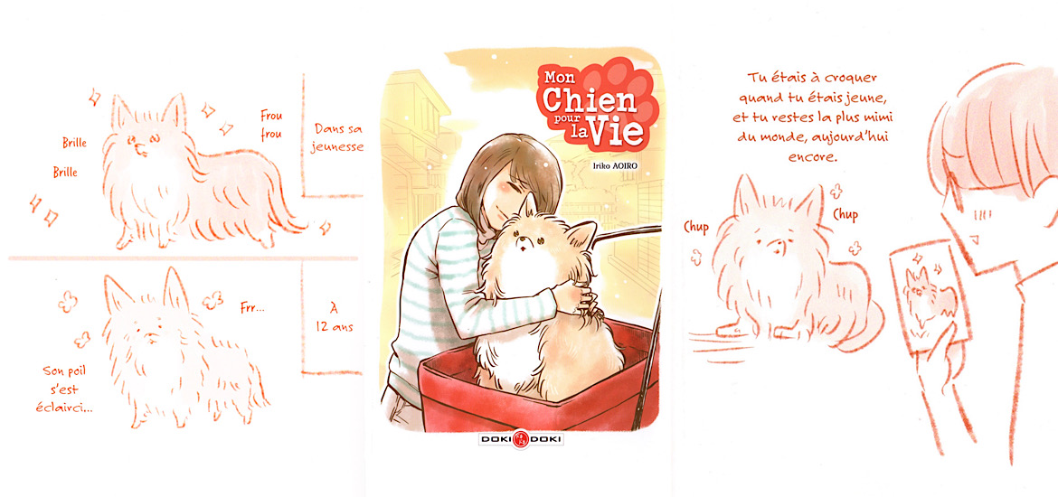 Les trésors du nain, avis, review, critique, manga, mon chien pour la vie, deuil, iriko aoiro, doki-doki, tranche de vie, one shot, chiens, animaux,