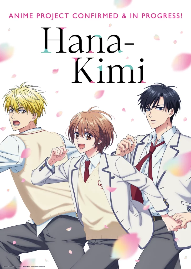 Hana kimi, manga, anime, adaptation, parmi eux, shojo, hisaya nakajo, delcourt tonkam, date de sortie, teaser, trailer, bande-annonce, vidéo, 