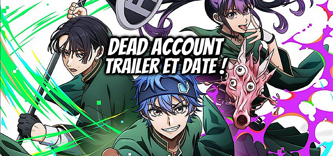 Dead account, manga, adaptation, teaser, trailer, bande-annonce, annonce, anime, real account, synergy sp, shizumu watanabe, okusho, kurokawa, fantôme, streaming, Anime hiver 2026, janvier 2026,