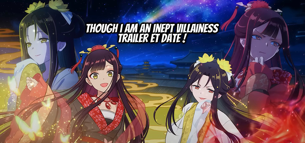 Though i am an inept villainess, teaser, trailer, bande-annonce, date de sortie, 2026, futsutsuka na akujo de wa gozaimasu ga shugu choso torikae den, light novel, web novel, manga, adaptation, anime, doga kobo,