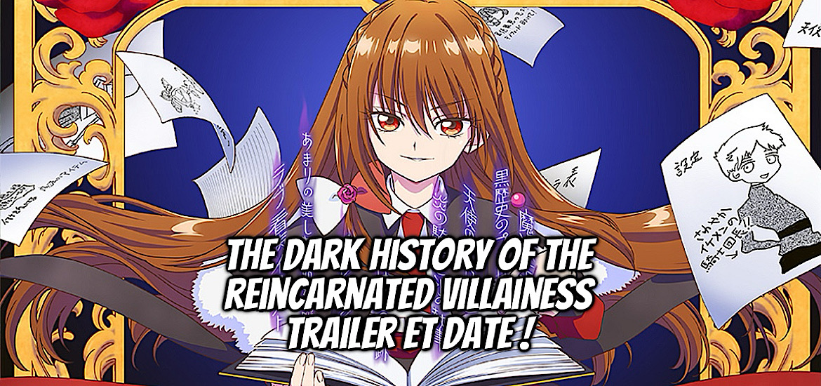 akiharu toka, sortie, Tensei Akujo no Kuro Rekishi, the dark history of the reincarnated villainess, teaser, trailer, bande-annonce, date de sortie, vidéo, manga, adaptation, anime, anime automne 2025, octobre 2025,