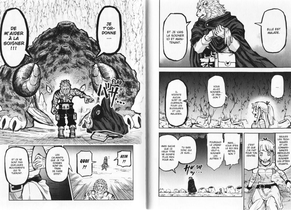 Les trésors du nain, avis, review, critique, beast king and medicinal herb, fantasy, frieren, médecine, médical, écologie, seinen, juuou to yakusou, doki-doki, web novel, light novel, manga, tatsukasu konda, asahi sakano, momochichi,