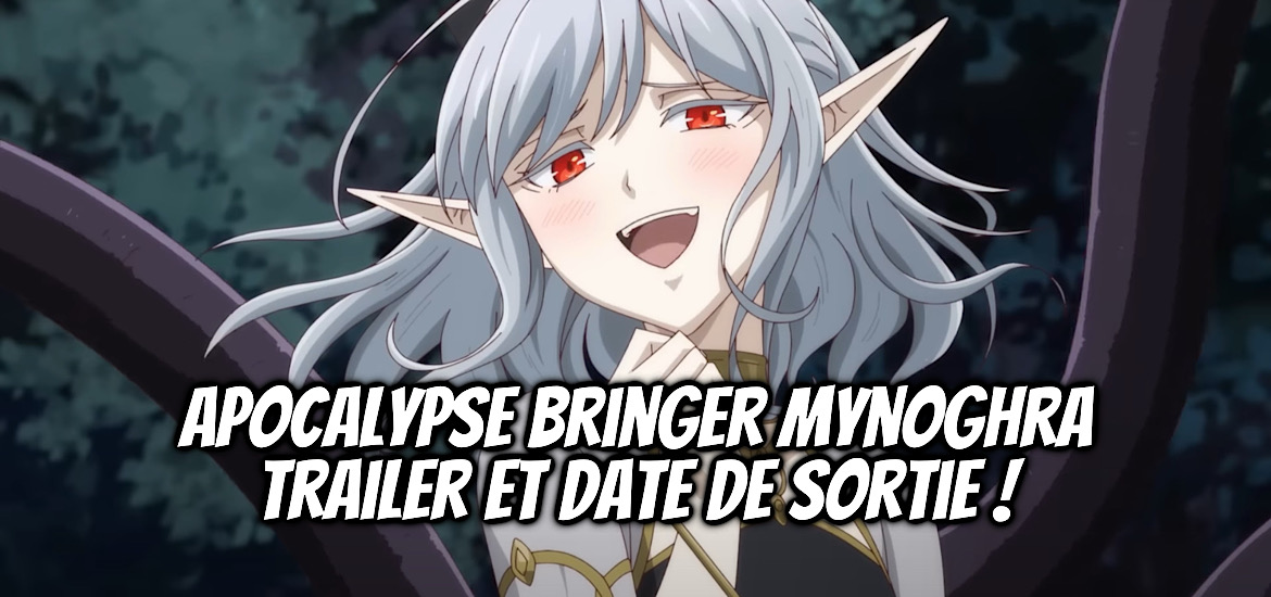 Mynoghra Annonciateur de l’Apocalypse, Kazuno Fehu, Navigavi, Mahô éditions, Isekai Mokushiroku Mynoghra, Apocalypse Bringer Mynoghra, light novel, manga, annonce, adaptation, anime, web novel, teaser, trailer, bande-annonce, date de sortie, anime été 2025, juillet,