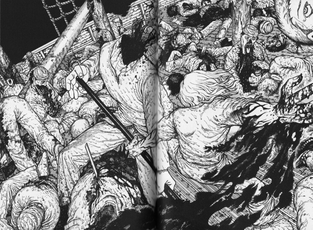 Les trésors du nain, centuria, manga, avis, review, critique, dark fantasy, esclave, kurokawa, tohru kuramori, tome 1, berserk, vinland saga, tatsuki fujimoto, lovecraft, gou tanabe,