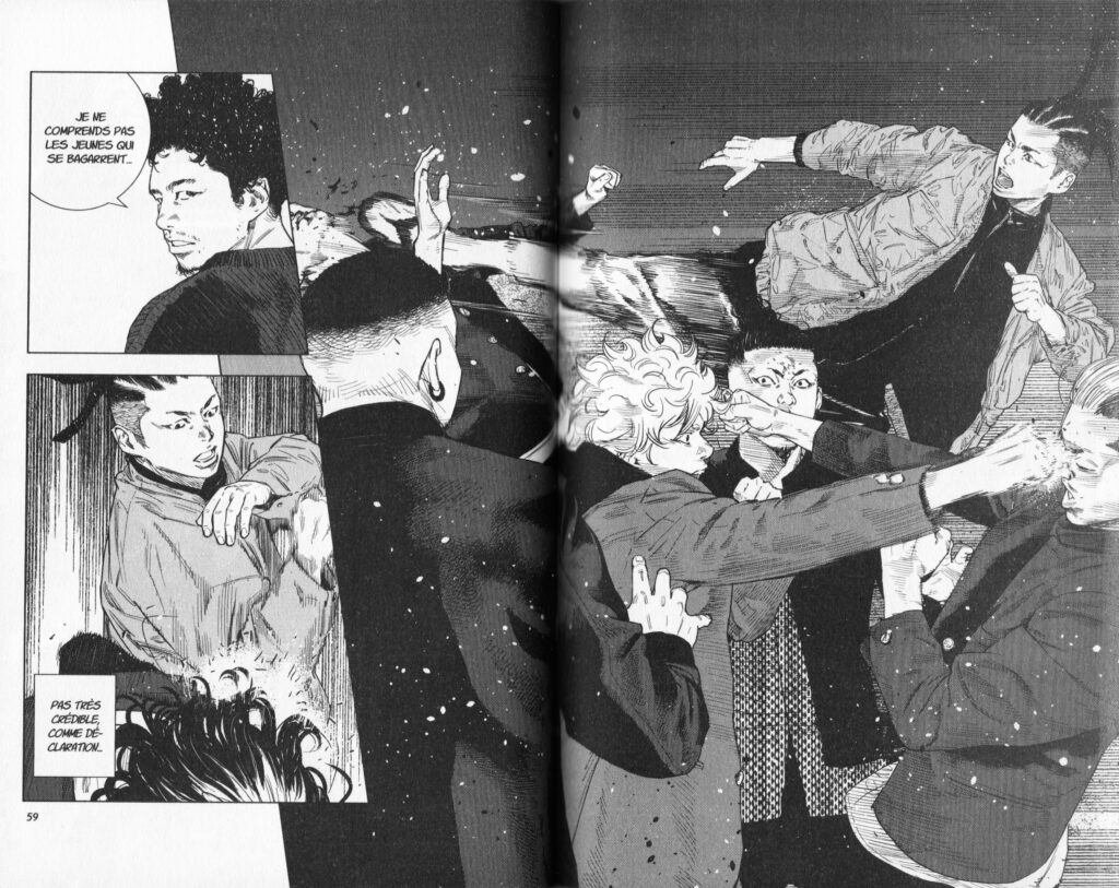 Les trésors du nain, nine peaks, manga, avis, review, critique, tome 1, tome 2, tome 3, tome 4, tome 5, tome 6, tome 7, furyo, voyage dans le temps, tokyo revengers, tetsuhiro hirakawa, baston, bagarre, ki-oon,