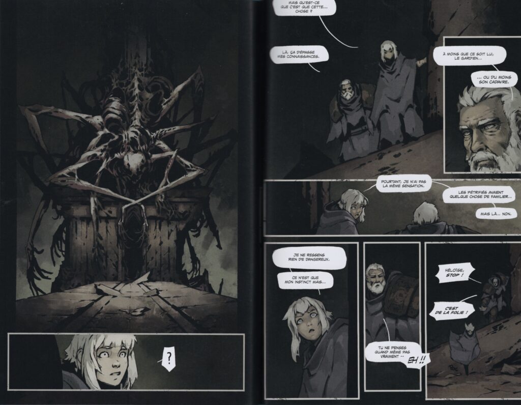 Les trésors du nain, abyss, sno, bande-dessinée, comics, avis, review, critique, dark fantasy, dark souls, blame, tsutomu nihei, komics initiative, fromsoftware,