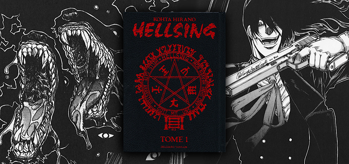 Hellsing, manga, avis, review, critique, perfect edition, kohta hirano, hellsing ultimate, alucard, vampire, nazis, gore, violent, Les trésors du nain,