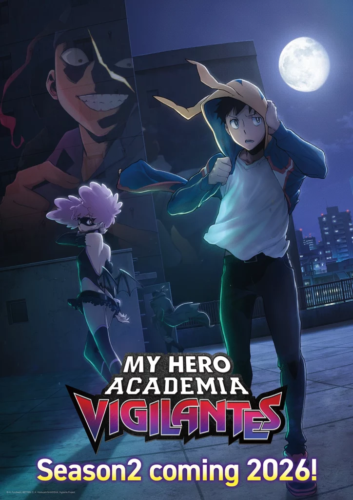 MHA, My Hero Academia, MHA VIGILANTES, VIGILANTES MY HERO ACADEMIA ILLEGALS, VIGILANTES, anime, annonce, adaptation, BONES, BONES FILM, teaser, trailer, bande-annonce, date de sortie, suite, saison 2, 