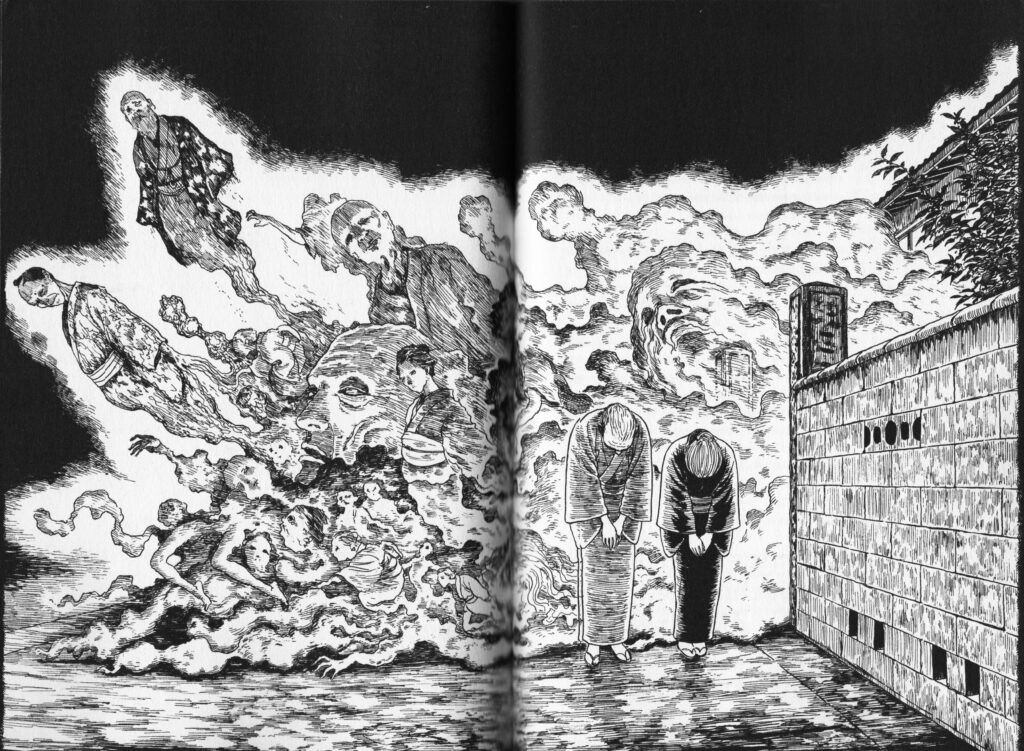 Les trésors du nain, sutures, manga, junji ito, recueil, hirokatsu kihara, avis, review, critique, manga d’horreur, horreur, recueil, terroriser, méthode, mangetsu, 