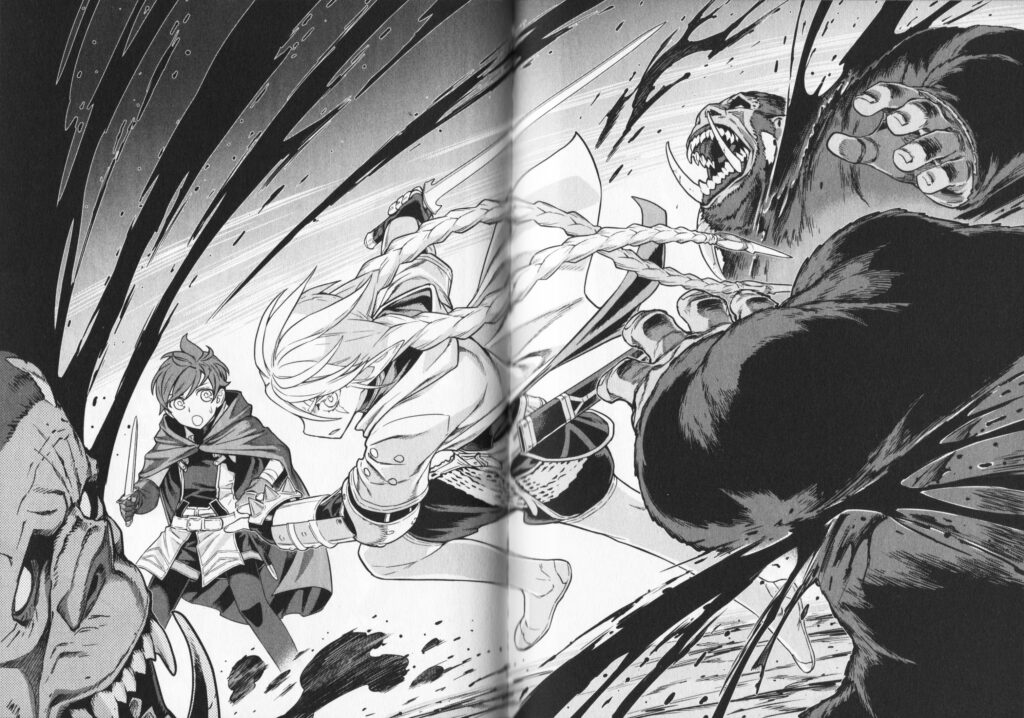 Les trésors du nain, übel blatt, übel blatt II, übel blatt, ubel blatt, avis, review, critique, dark fantasy, fantasy, etorouji shiono, ki-oon, ki-oon éditions, tome 1, tome 2, suite, partie 2, 