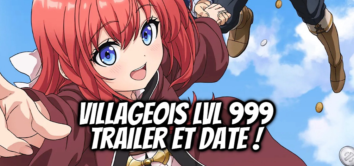 VILLAGEOIS LVL 999, LV999 NO MURABITO, THE VILLAGER OF LEVEL 999, teaser, trailer, bande-annonce, date de sortie, anime, adaptation, web novel, light novel, manga, mana books, fantasy, seinen,