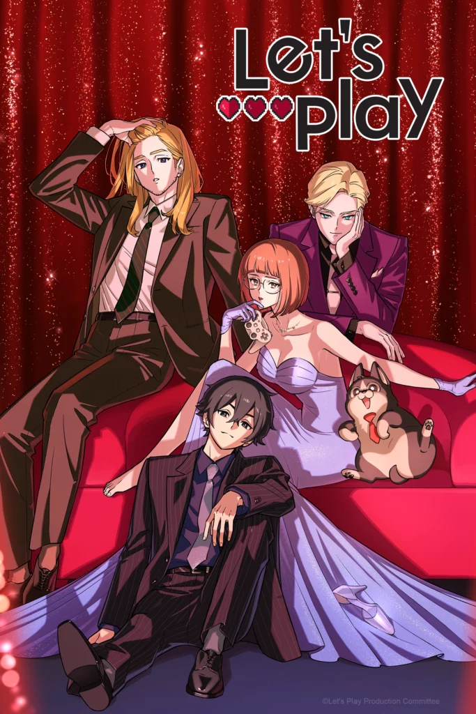 Let’s play, anime, adaptation, webcomic, webtoon, teaser, trailer, bande-annonce, date de sortie, 1er octobre 2025, anime automne 2025, romance, gaming, jeux-vidéos, mongie, leeanne M. Krecic, 