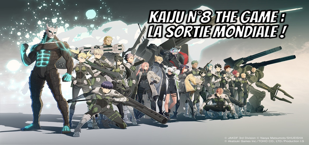 KAIJU N°8 THE GAME, Kaiju n°8, anime, manga, Akatsuki Games, Production I.G, TOHO, Naoya Matsumoto, gameplay, RPG, App Store, Google Play, Steam, Reno Ichikawa