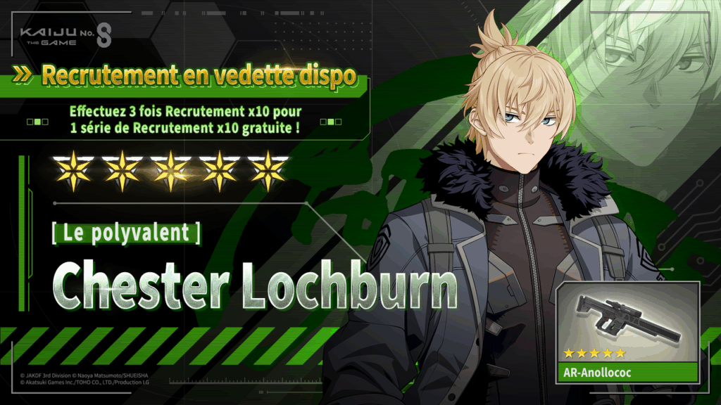 KAIJU N°8 THE GAME, Kaiju n°8, anime, manga, Akatsuki Games, Production I.G, TOHO, Naoya Matsumoto, gameplay, RPG, App Store, Google Play, Steam, Reno Ichikawa