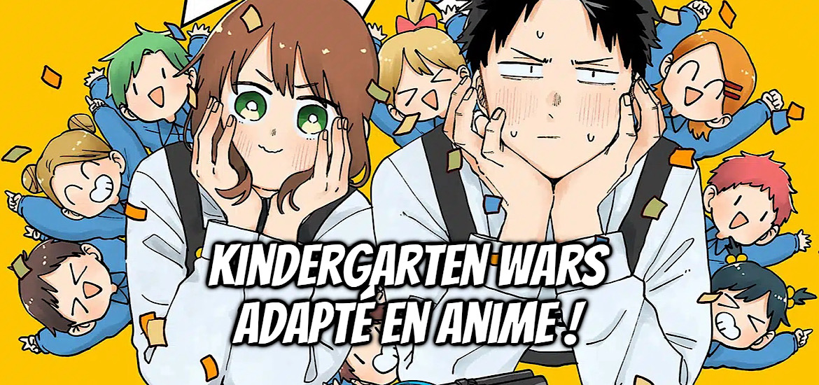 Kindergarten wars, anime, yu chiba, youchien wars, teaser, trailer, bande-annonce, date de sortie, adaptation, manga,