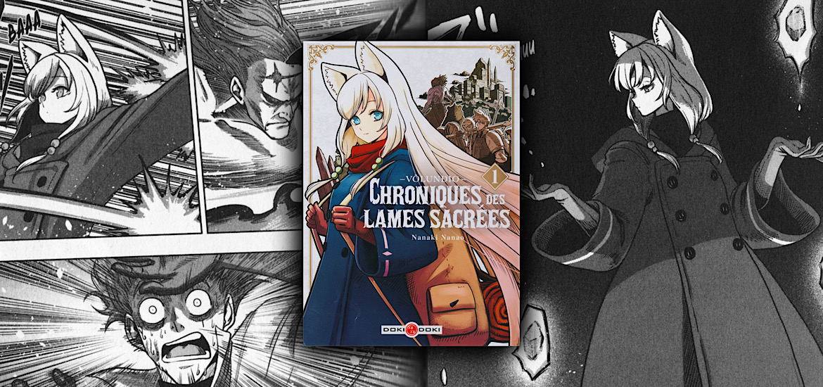 Les trésors du nain, nanaki nanao, fantasy, helck, volundio, chroniques des lames sacrées, avis, review, critique, tome 1, doki doki, divergent sword saga, comédie, action,
