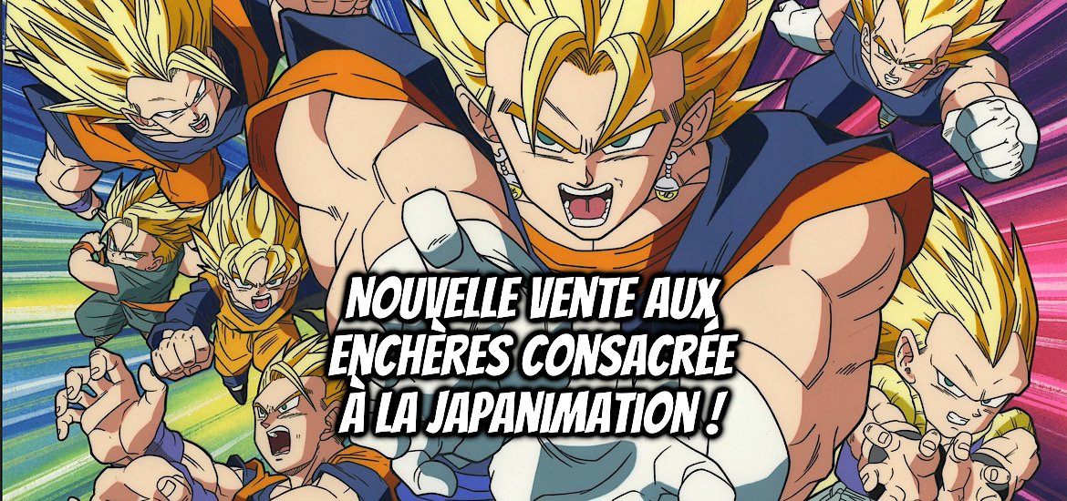 Vente aux enchères, enchères, xmanga, animation, animation japonaise, japanimation, dragon ball, one piece, naruto, ghibli, saint seiya, date, aibo art auction, drouot live,