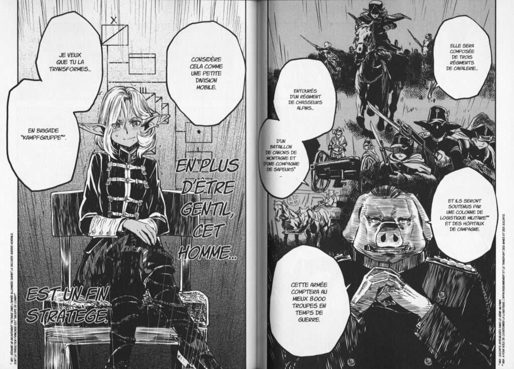 Les trésors du nain, le royaume d’orcsen, avis, review, critique, manga, fantasy, dark fantasy, military fantasy, elfes, orcs, shonen, Orcsen ôkokushi: Yaban na ôku no kuni wa, ikanishite heiwa na elf no kuni wo yakiharau ni itatta ka, adaptation, light novel, web novel, komikku,