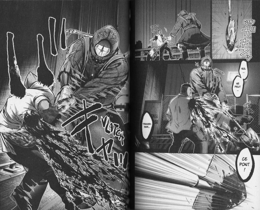 Les trésors du nain, shin tokyo, manga, avis, review, critique, tome 1, tome 2, mangetsu, survival game, death game, histoire, Benkei, christophe colomb, shonen, seinen, gore, violent, survival horror,