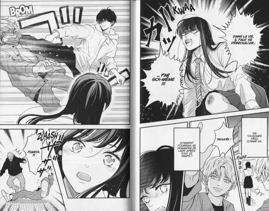 Fujimomo, C’est de l’amour, crois-moi!, Hikaeme ni ittemo kore wa ai, avis, review, critique, manga, kana, éditions kana, @ellie, bloom, kaoru hana wa rin to saku, romance, furyo, yankee, tome 1, tome 2, tome 3, tome 4, les trésors du nain,