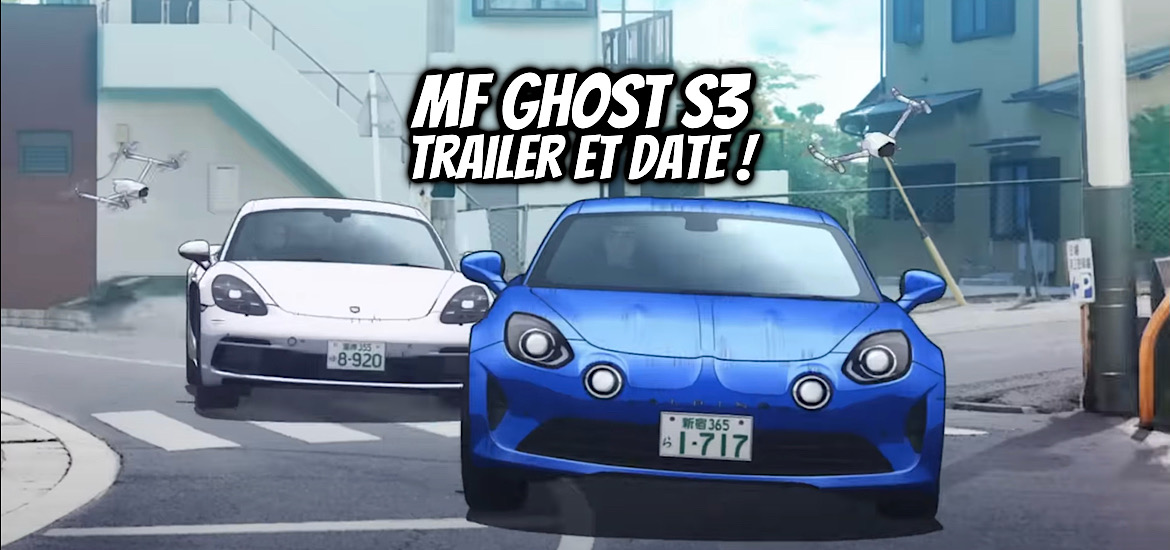 anime, anime hiver 2026, bande-annonce, date de sortie, Initial D, janvier 2026, manga, MF Ghost, Saison 3, Suite, Teaser, trailer