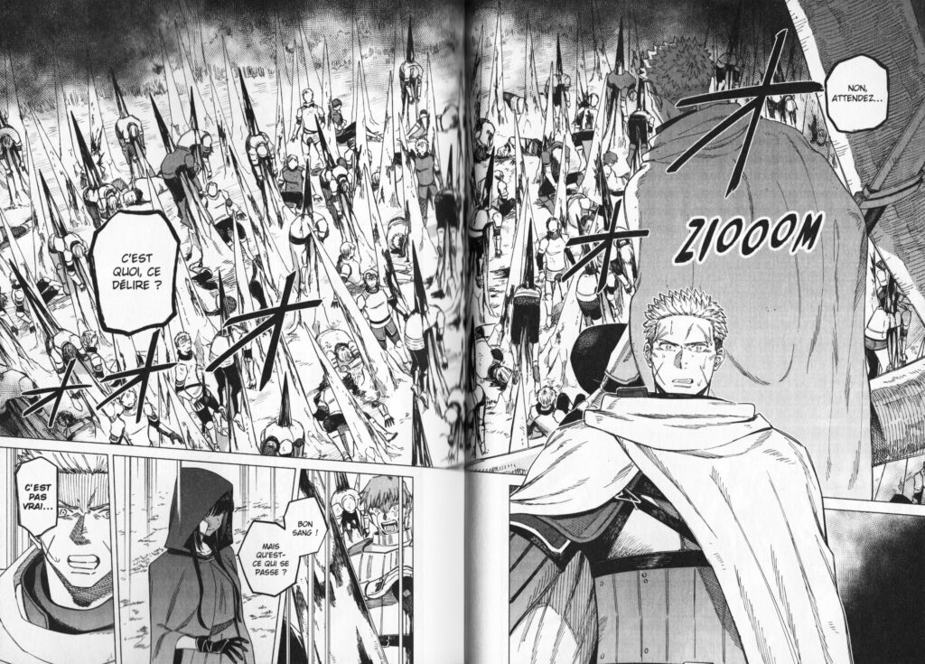 Les trésors du nain, witch and mercenary, light novel, avis, review, critique, tome 1, monster hunter, hunter x hunter, berserk, dark fantasy, seinen, Dark continent, continent caché, maho éditions, chohokiteki kaeru, kanase bench, Majo to youhei, manga, doki-doki,