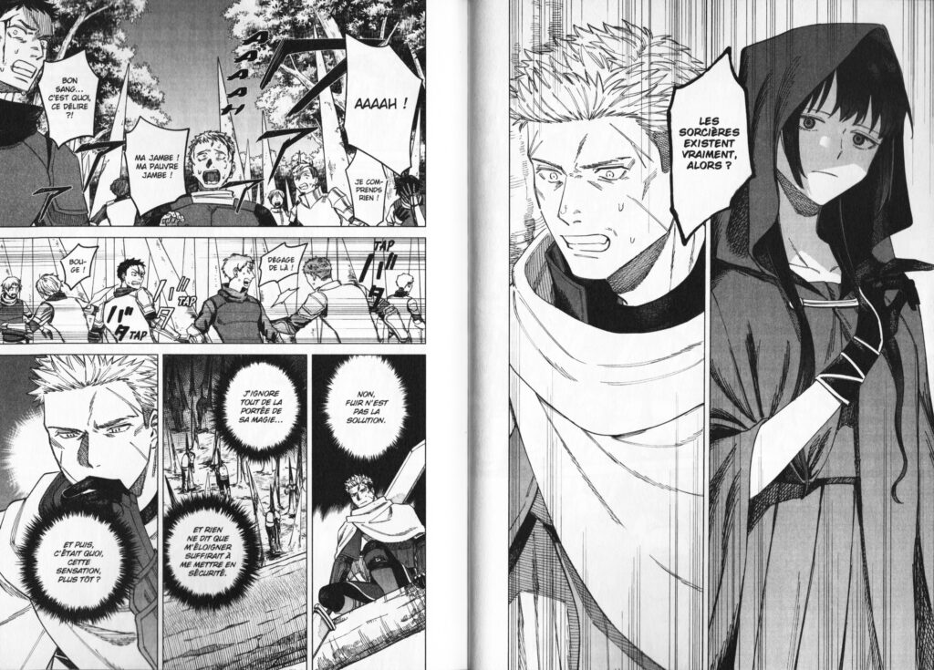 Les trésors du nain, witch and mercenary, light novel, avis, review, critique, tome 1, monster hunter, hunter x hunter, berserk, dark fantasy, seinen, Dark continent, continent caché, maho éditions, chohokiteki kaeru, kanase bench, Majo to youhei, manga, doki-doki,