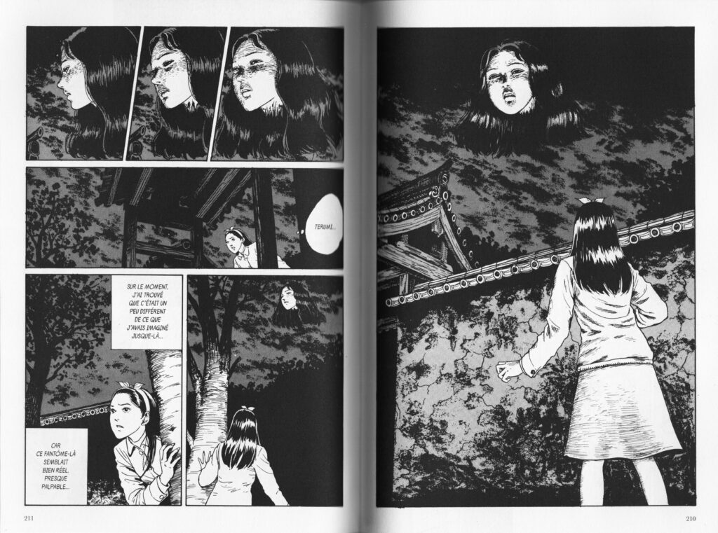 Les trésors du nain, froid glacial, recueil, Mangetsu, avis, review, critique, manga d’horreur, horreur, Les ballons pendus, tuyaux hurlants, la forêt de sang, le nouveau, le castelet, horreur charnelle, near miss, sous la terre, Umeku Haisuikan, 