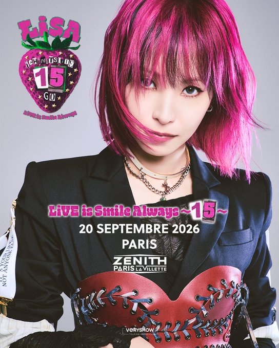 LiSA, concert, Paris, France