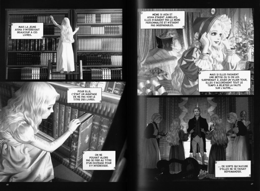 Les trésors du nain, aisha, manga, webtoon, webcomic, fantasy, conte, victorien, gothique, avis, review, critique, komogi edition, komogi, tome 1, manhua, contes d’amour et de massacre, 