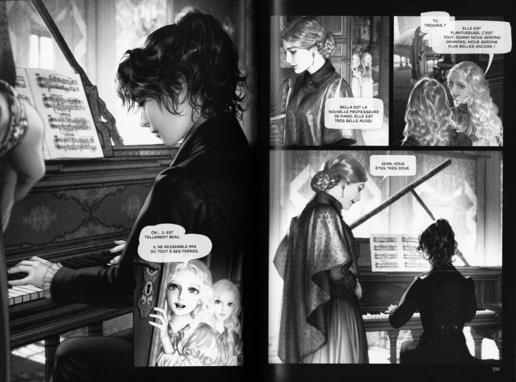 Les trésors du nain, aisha, manga, webtoon, webcomic, fantasy, conte, victorien, gothique, avis, review, critique, komogi edition, komogi, tome 1, manhua, contes d’amour et de massacre, 