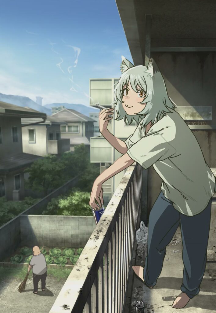 Chainsmoker cat, yanineko, manga, adaptation animée, anime, teaser, trailer, bande-annonce, date de sortie, weekly young magazine, kodansha, seinen, bibury animation studio, anime été 2026, juillet 2026, 