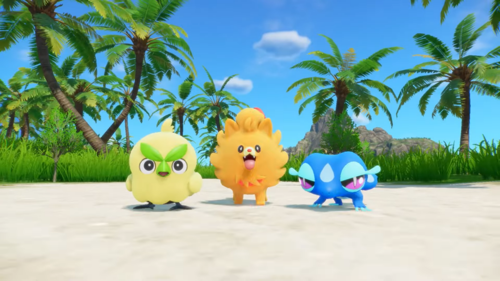 Pokémon Vents, Pokémon Vagues, Pokémon Presents, 30 ans, sortie 2027, date de sortie, trailer, teaser, bande annonce, Broussatif, Caloulou, Ogéko, 10G, Pokémon, starters, Tornachu, Pikaflo, Nintendo Switch 2