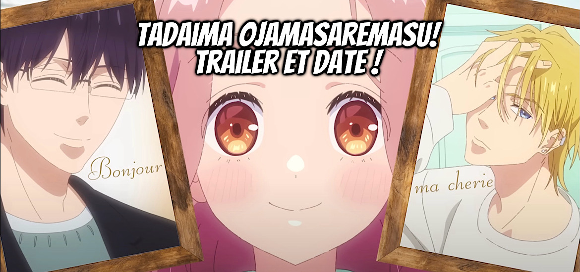 Pardon the intrusion i’m home, manga, adaptation, anime, teaser, trailer, bande-annonce, date de sortie, romcom, comedie romantique, wotamura, taidama ojamasaremasu, 2026, anime printemps 2026, avril 2026,