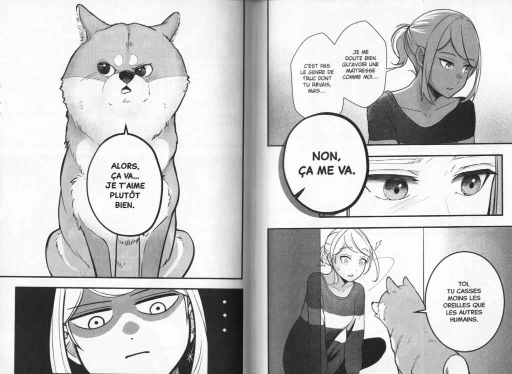 Les trésors du nain, shiba inu rooms, manga, avis, review, critique, doki-doki, comédie, fantastique, chien, fantôme, esprit, jibakurei, Esu Oomori, slice of life, animaux, yokai, 