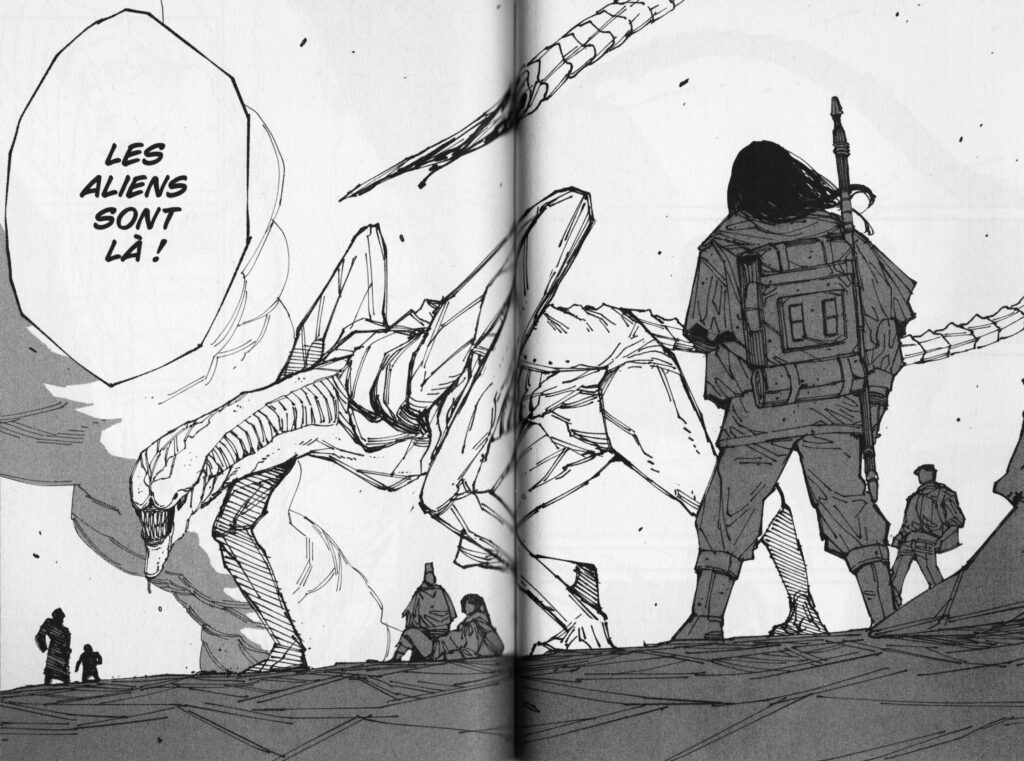 MAD, manga, avis, review, critique, Yusuke Otori, mad max, alien, h.r. Giger, xénomorphe, fire punch, Kazé, crunchyroll, l’attaque des titans, tatsuki fujimoto, hajime isayama, tome 1, fallout, science-fiction, sci-fi, les trésors du nain,