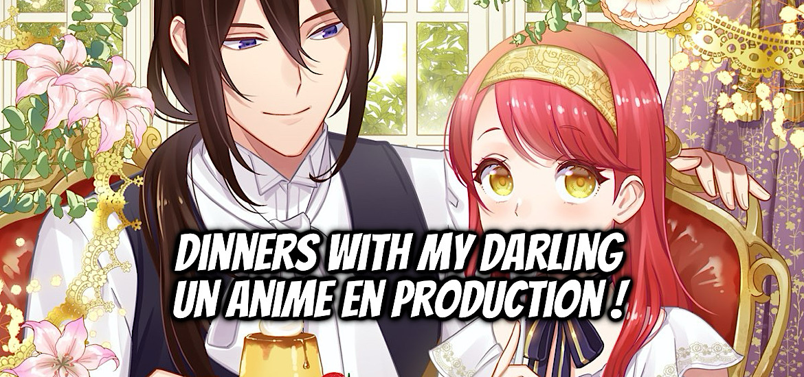 DINNERS WITH MY DARLING, DINNERS WITH MY DARLING : HOW THE FORMER MONSTER KING ATE HER WAY TO HAPPINESS, AISANAI TO IWAREMASHITE MO : MOTO MAŌ NO HAKUSHAKU REIJŌ WA KIMAJIME GUNJIN NI EDZUKE O SARETE SHIAWASE NI NARU, teaser, trailer, bande-annonce, date de sortie, web novel, light novel, manga, adaptation, anime, romance,
