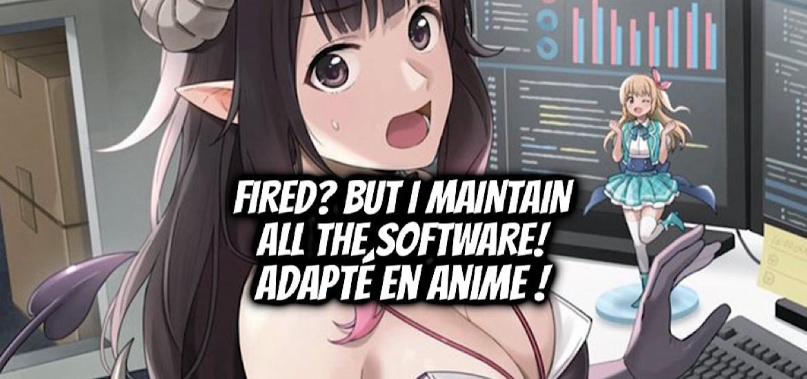 Fired? But i Maintain all the software, E SHANAI SYSTEM SUBETE WANOPE SHITEIRU WATASHI WO KAIKO DESU KA?, teaser, trailer, bande-annonce, date de sortie, anime, light novel, web novel, manga, adaptation,