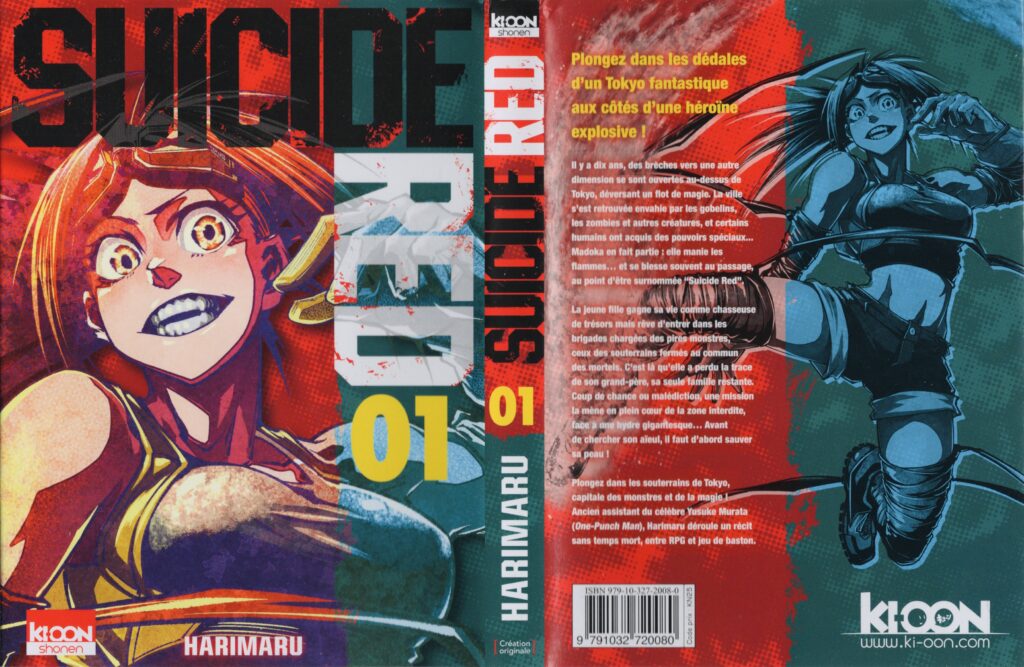 Les trésors du nain, suicide red, manga, avis, review, critique, ki-oon, création originale, harimaru, shun saeki, yusuke murata, assistant, japan expo, interview, food wars, eyeshield 21, one punch man, 
