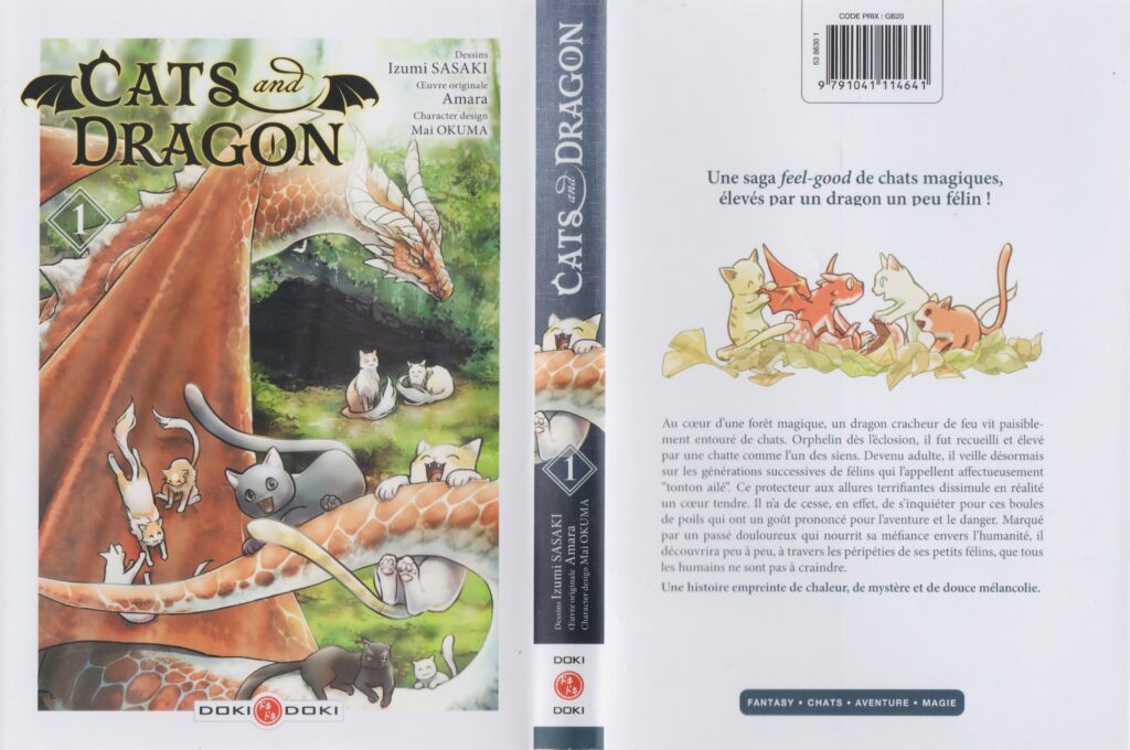 Les trésors du nain, avis, review, critique, cats and dragon, the cat and the dragon, neko to ryuu, fantasy, slice of life, tranche de vie, doki doki, manga, light novel, web novel, adaptation, izumi sasaki, amara, mai okuma,
